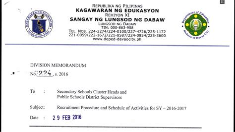 deped davao city address
